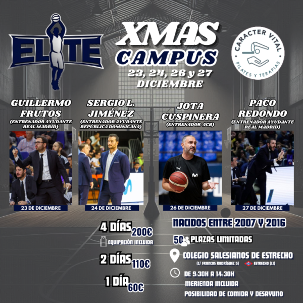 Cartel del campus Xmas Elite 2024